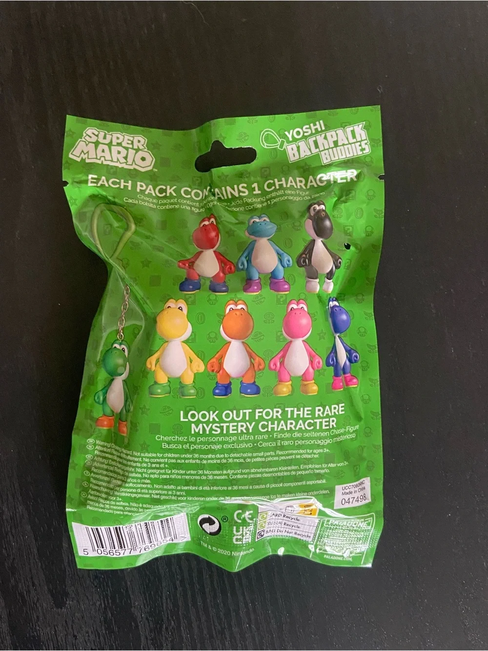 Super Mario Mystery Yoshi Backpack Buddy